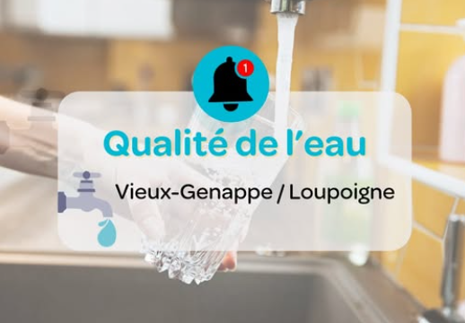 Qualité de l’eau à Vieux-Genappe / Loupoigne